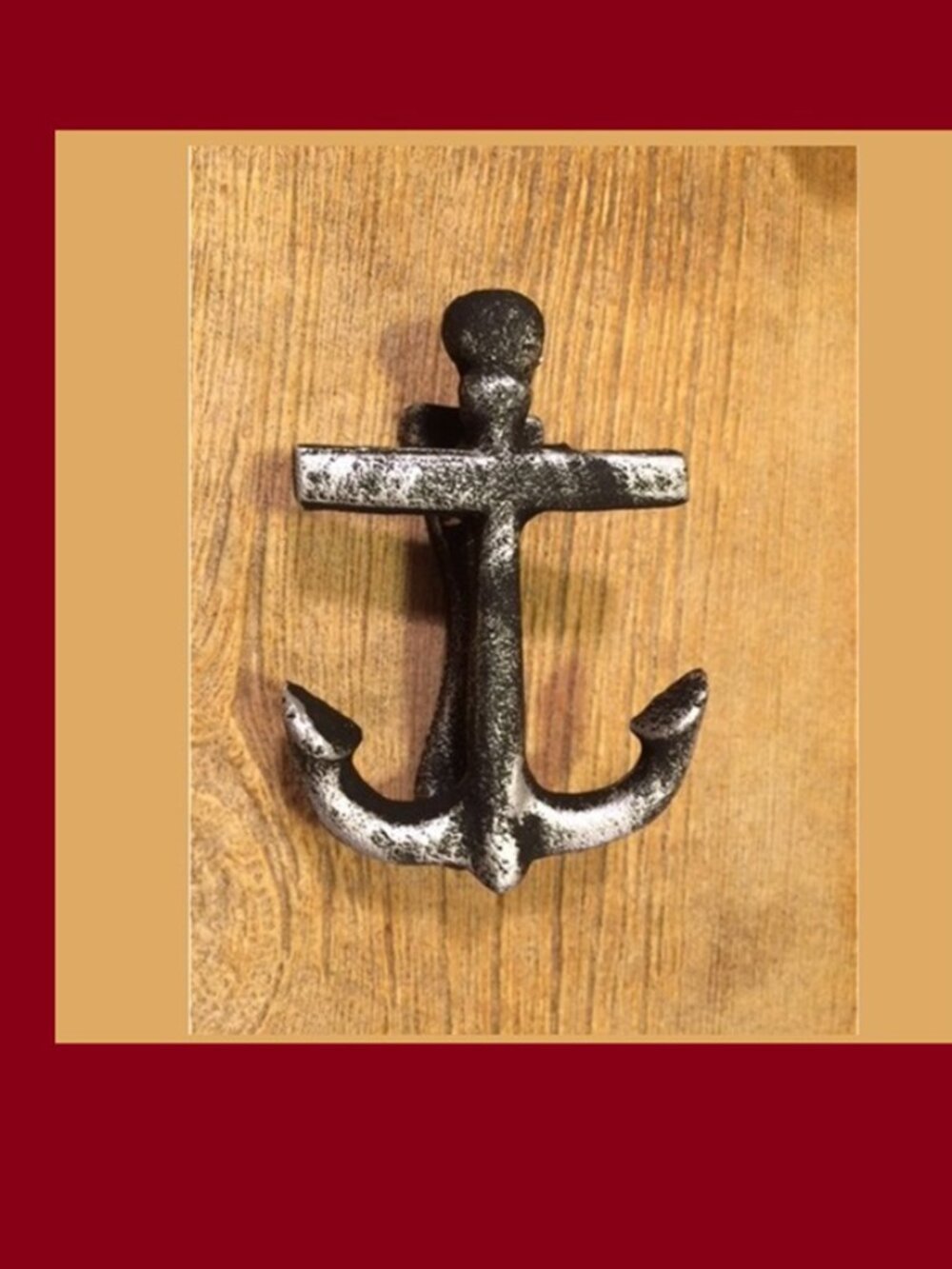 Cast Iron Anchor Doorknocker Small 5 ¼” tall by 3 5/8” wide 0170-11631